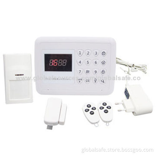 Quad-band module GSM alarm system, supports remote control arm/disarm